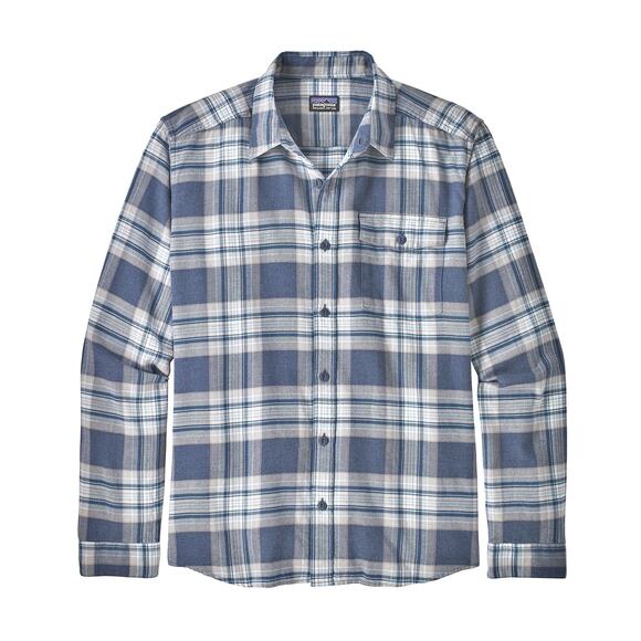 Patagonia Other - PATAGONIA Lightweight Fjord Organic Cotton Flannel Shirt Stone Stone Blue Size S